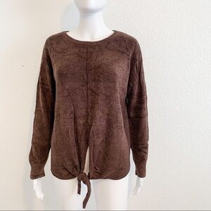 Chocolate Brown Soft Fuzzy Sweater